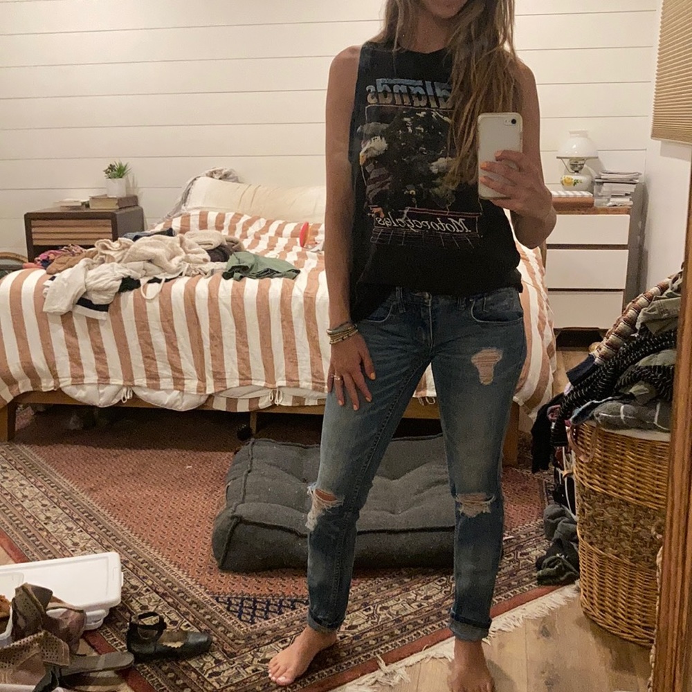 Free people mid rise jeans